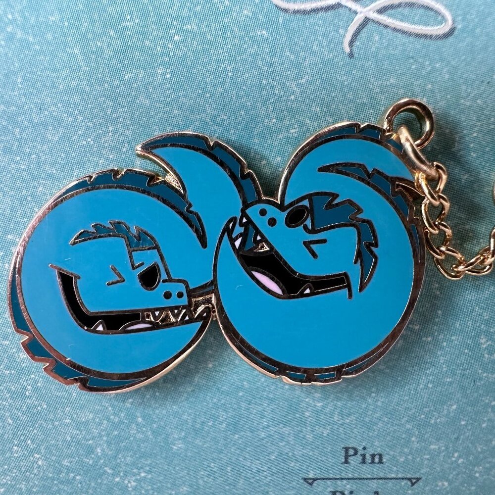 Disney Little Mermaid 132565 Flotsam & Jetsam Eels Duos Pin with Electrical Bolt - Picture 2 of 10